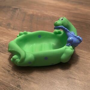 Porte-savon dinosaure en plastique 1992 Dorda
